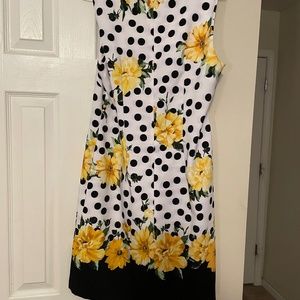 Sunflower sleeveless dress